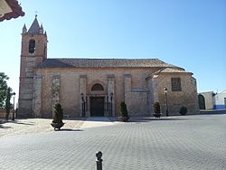 San Juan Bautista Church (16th century) in Villarta de San Juan.