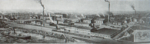 Jönköpings tändsticksfabrik som med Kalmarfabrikerna från 1917 utgjorde grunden i Sverige för Ivar Kreugers tändsticksimperium. Foto: omkring 1910.