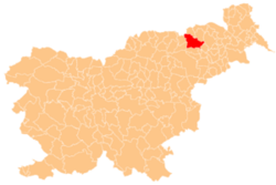 Location of the Urban Municipality of Maribor in Slovenia