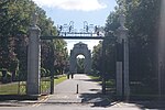 Gates and Gatepiers North West of War Memorial Onto University Road