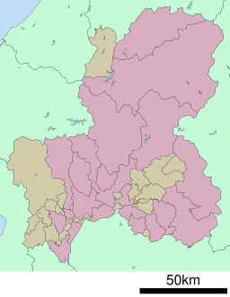 兼山町の位置