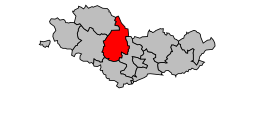 Cantone di Bligny-sur-Ouche – Mappa
