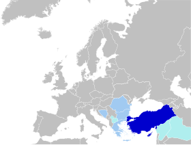 Mapa rozšíření jazyka