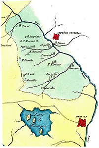 Marchesato di Sorbello - Localizzazione