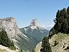 Mont Aiguille vu du Pas de l'Aiguille