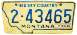 Монтана 1971 номерной знак.png