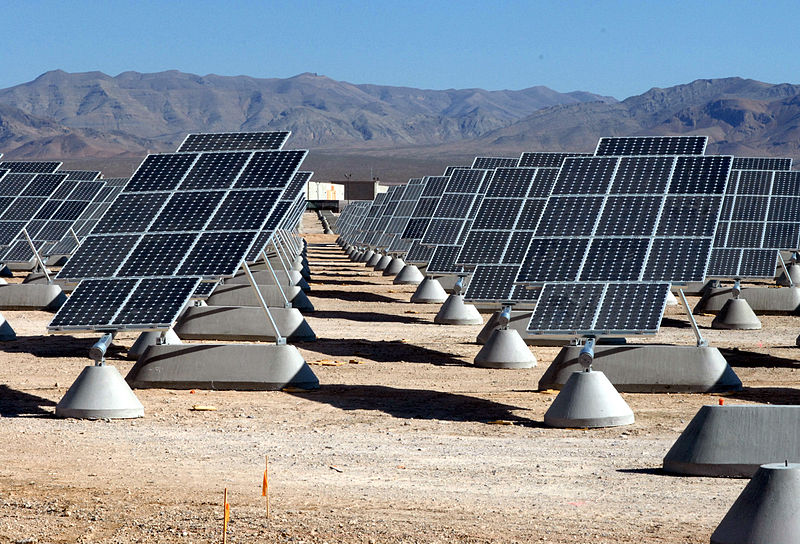 solar power plant. This is about solar photovoltaics (PV), which generate electricity directly