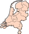 Kort: Provinser i Nederlandene