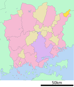 Location of Nishiawakura