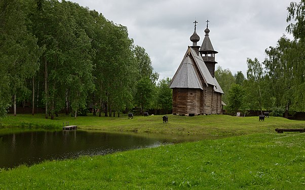 425. Церковь Спаса Всемилостивого из села Фоминское Костромского района, Кострома Автор — Pavlikhin