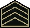 Sergeant, Army and Marine Corps, battledress collar insignia