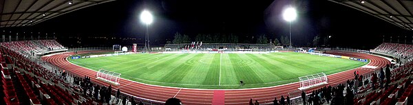 Panoramablick auf das Estadio La Granja nach dem Umbau 2011