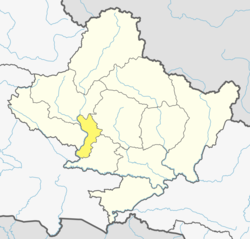 Расположение Парбат (темно-желтый) в Гандаки-Прадеш
