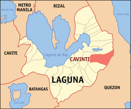 Cavinti na Laguna Coordenadas : 14°14'42"N, 121°30'25"E