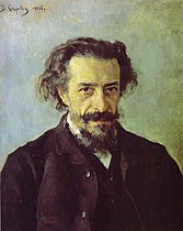 Portrait (esquisse) par Valentin Serov (1888).