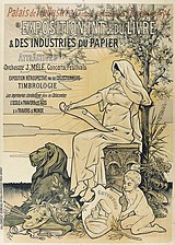 L'une des premières affiches d'Ogé (1894), marquée par l'Art nouveau.