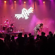 Propaganda performing at the Murray Hill Theatre in 2018.