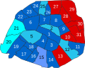 Résultats des élections législatives à Paris en 1973