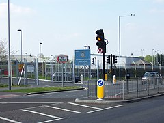 RAF Northolt station entrance.JPG