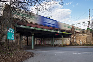 Eisenbahnbrücke über die Stammestraße