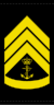 Rank insignia of vaernepligtig sergent of the Royal Danish Navy.svg