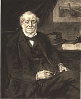 Robert Wilhelm Bunsen, erfand 1859 in Heidelberg die Spektroskopie, Namensgeber des Bunsen-Gymnasiums in Neuenheim