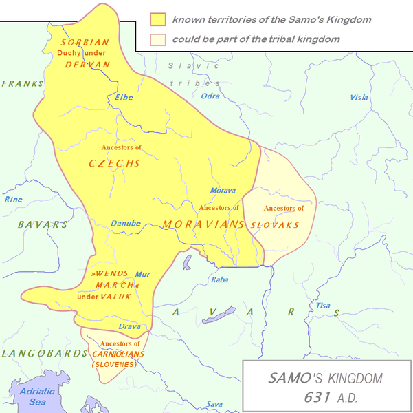 Reich des Samo (623/631 bis nach 658).