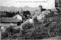 Saint-Georges-de-Commiers, ligne de Grenoble à La Mure, 1908