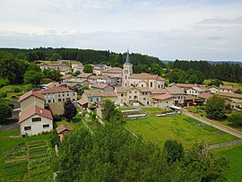 A general view of Saint-Bonnet-le-Bourg