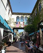Edificio na Santa Barbara Downtown, que figura no Rexistro Nacional de Lugares Históricos dos EE. UU.