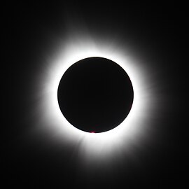 Totality as seen from Indianapolis, Indiana