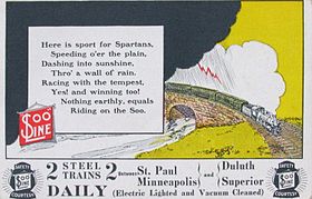illustration de Minneapolis, St. Paul and Sault Ste. Marie Railroad