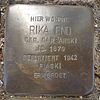 Stolperstein für Rika End, geb. Garbarski