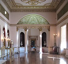 Grand Neoclassical interior by Robert Adam, Syon House, London Syon House 2.jpg