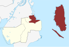 Lage des Kastrup Sogn in der Tårnby Kommune