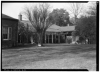 Rear view of the Manse in Natchez at 307 South Rankin Street, Natchez, MS