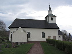 The church in Timmersdala