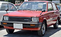 1983–1984 JDM Toyota Starlet 3-door hatchback (KP61, Japan)