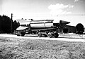 FR-Wagen mit Rakete in Transportstellung