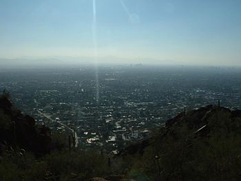 A typical Phoenix afternoon viewed from Camelback Mountain