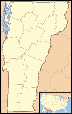 Location map USA Vermont