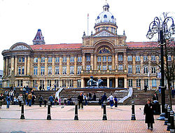 Victoria Square in centraal Birmingham
