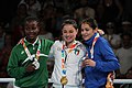 Girls' flyweight Victory Ceremony