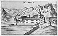 Дворац Валдштајн на типографији из 1681. године.