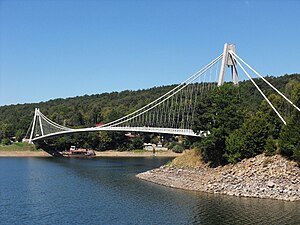 Fußgängerbrücke über die Schweizer Bucht