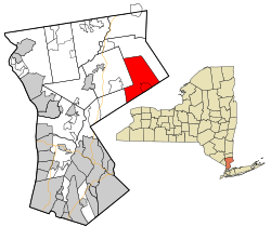Location of Pound Ridge, New York