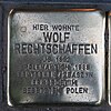 Stolperstein für Wolf Rechtschaffen