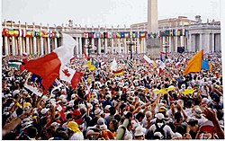 A Katolikus Ifjúsági Világtalálkozó 2000-ben Rómában