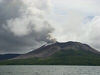 Eruption of Mt Garet in Sept 2010.