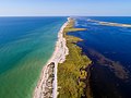 Bura Obytichna di muara Sungai Obytichna, Ukraina